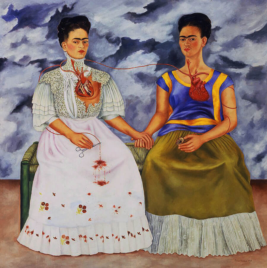 Image of Los dos Fridas by Frida Kahlo